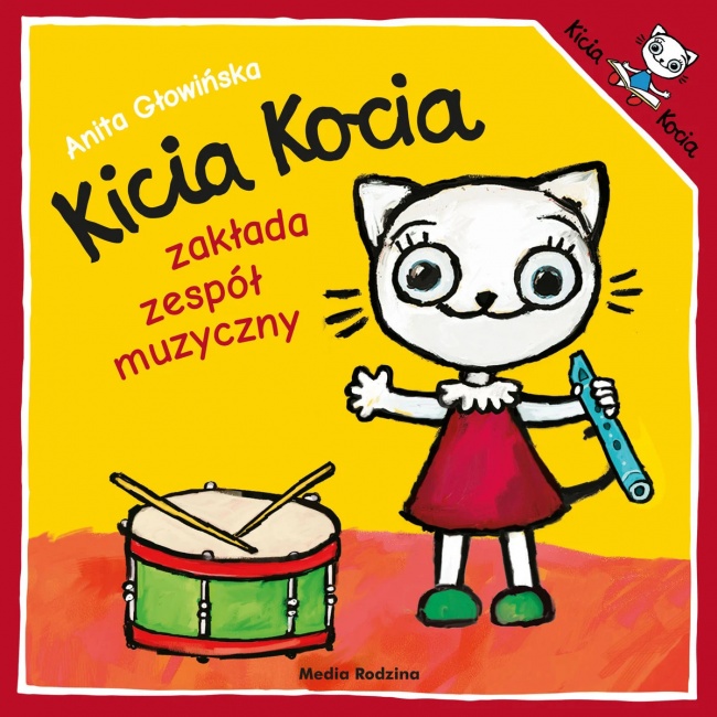 Książka "Kicia Kocia zakłada zespół muzyczny" wydawnictwo Media Rodzina