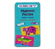 Podróżna gra magnetyczna The Purple Cow - Puzzle magnetyczne