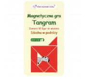 Podróżna gra magnetyczna The Purple Cow - Tangram