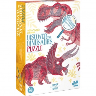Puzzle edukacyjne z grą Londji - Odkryj Świat Dinozaurów