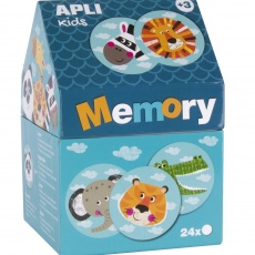 Memory w kartonowym domku Apli Kids - Safari