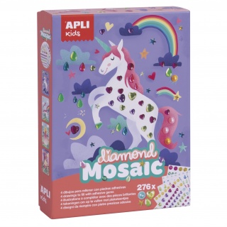 Zestaw artystyczny diamentowa mozaika Apli Kids