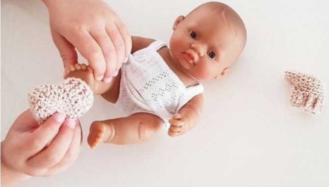 Lalka chłopiec Miniland Baby - Hiszpański 21cm