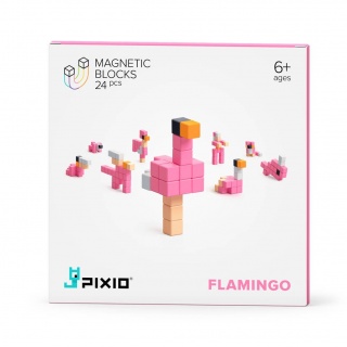 Klocki magnetyczne Pixio - Flamingo