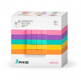 Klocki magnetyczne Pixio - Neon