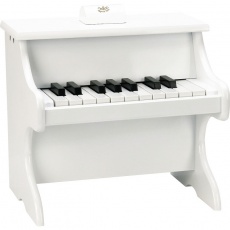 Pianino dla dzieci z nutami Vilac - białe
