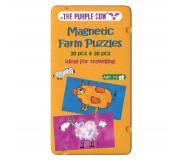 Podróżna gra magnetyczna The Purple Cow - Puzzle Farma