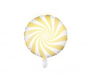 Balon foliowy Party Deco - Cukierek jasny żółty 35cm