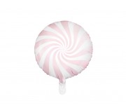 Balon foliowy Party Deco - Cukierek jasny różowy 35cm