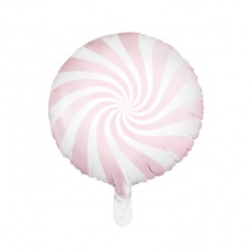 Balon foliowy Party Deco - Cukierek jasny różowy 35cm