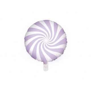 Balon foliowy Party Deco - Cukierek jasny liliowy 35cm