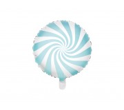 Balon foliowy Party Deco - Cukierek jasny niebieski 35cm