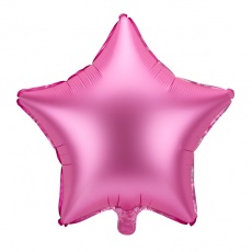 Balon foliowy Party Deco - Gwiazdka różowa 48cm