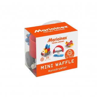 Klocki Mini Waffle Marioinex - 35 elementów Konstruktor Chłopiec