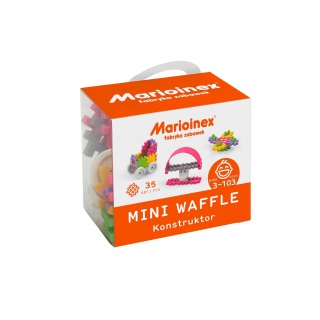 Klocki Mini Waffle Marioinex - 35 elementów Konstruktor Dziewczynka