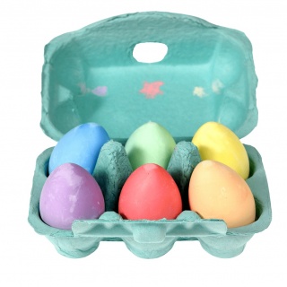 Kolorowa kreda dla dzieci w kształcie jajek Rex London
