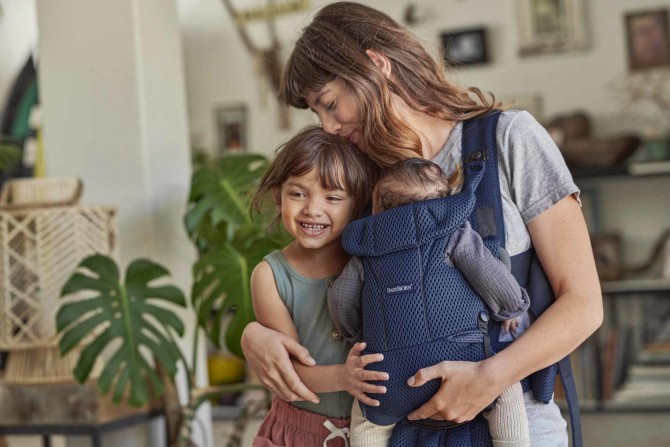 Nosidełko BABYBJORN MOVE 3D Mesh - Granatowy