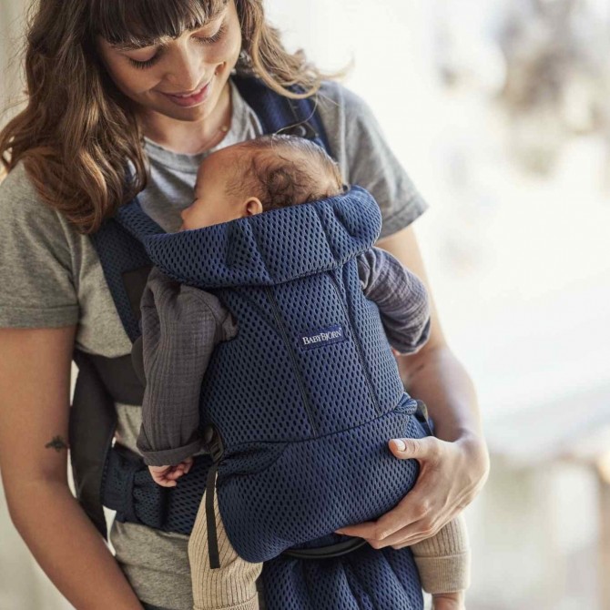 Nosidełko BABYBJORN MOVE 3D Mesh - Granatowy