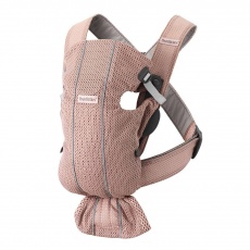 Nosidełko BABYBJORN MINI 3D Mesh - Zgaszony Róż