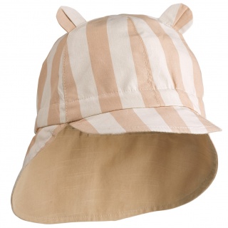 Dwustronny kapelusz przeciwsłoneczny z ochroną karku Liewood - Pale Tuscany/sandy 9-12 mies