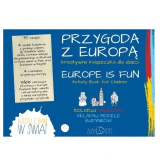Książka "Przygoda z Europą. Kreatywna książeczka" wydawnictwo Zuzu Toys