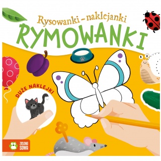 Książka "Rysowanki-naklejanki. Rymowanki" wydawnictwo Zielona Sowa