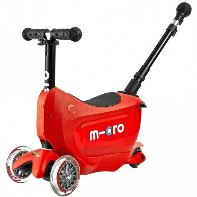 Hulajnoga jeździk Mini2go Deluxe Plus Micro - Red