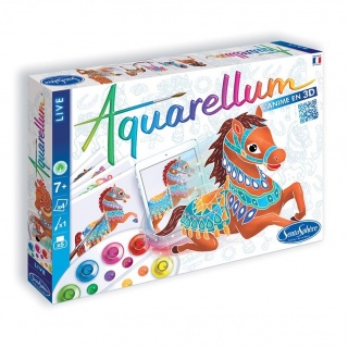 Zestaw do malowania Aquarellum Live SentoSphere - Konie