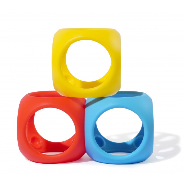 Zabawka kreatywna Oibo 3 pack - kolory podstawowe