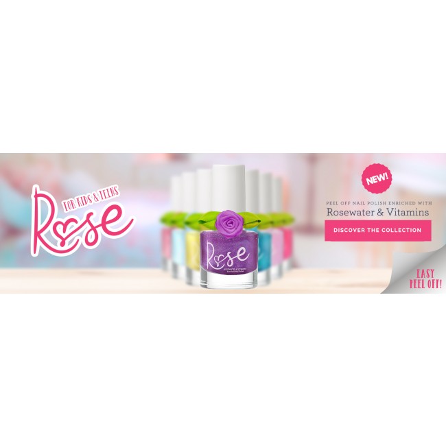 Lakier do paznokci dla dzieci Snails ROSE peel-off - LOL