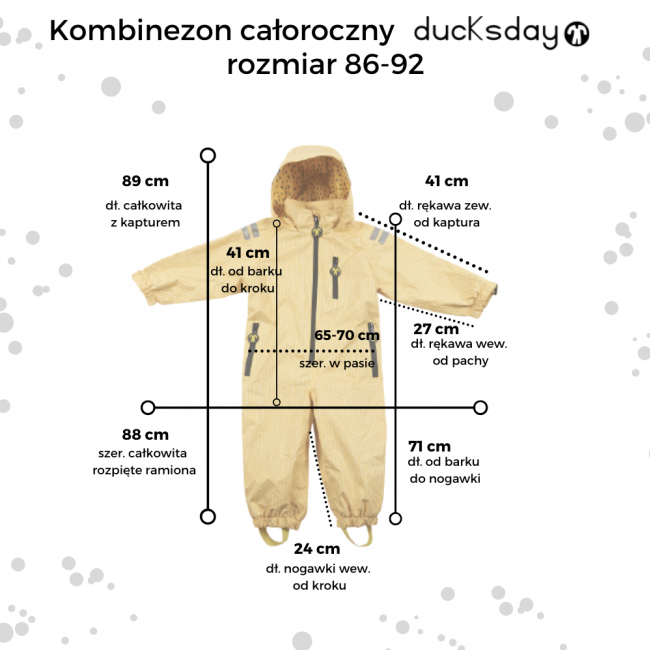 Kombinezon przeciwdeszczowy DucKsday - June roz. 86-92