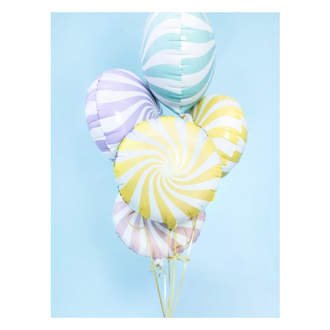 Balon foliowy Party Deco - Cukierek jasny liliowy 35cm