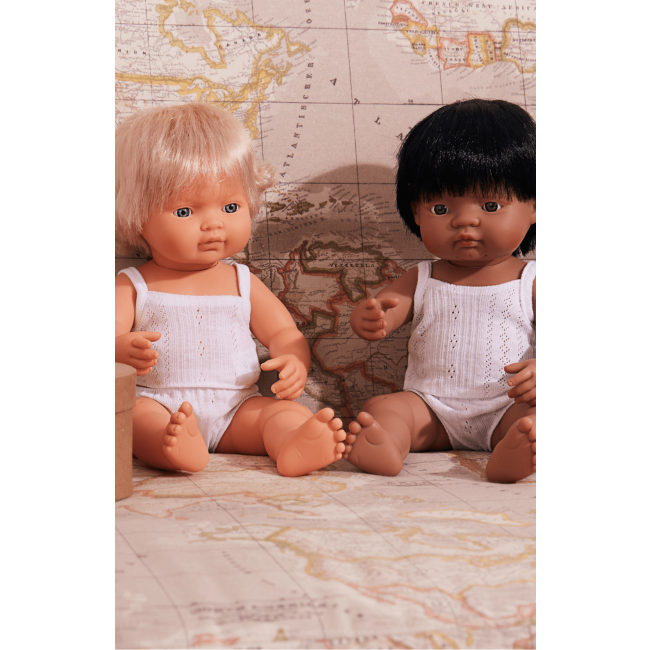 Lalka dziewczynka Miniland Doll - Hiszpanka 38cm