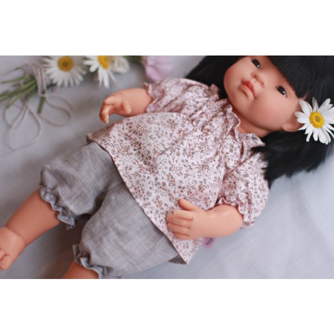 Lalka dziewczynka Miniland Doll - Azjatka 38cm