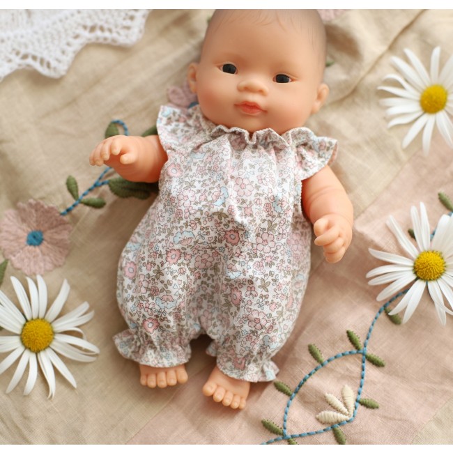 Lalka dziewczynka Miniland Baby - Azjatka 21cm