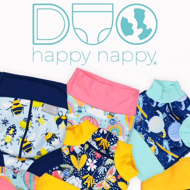 Pieluszka do pływania Happy Nappy DUO 12-24 msc Owady (XL)