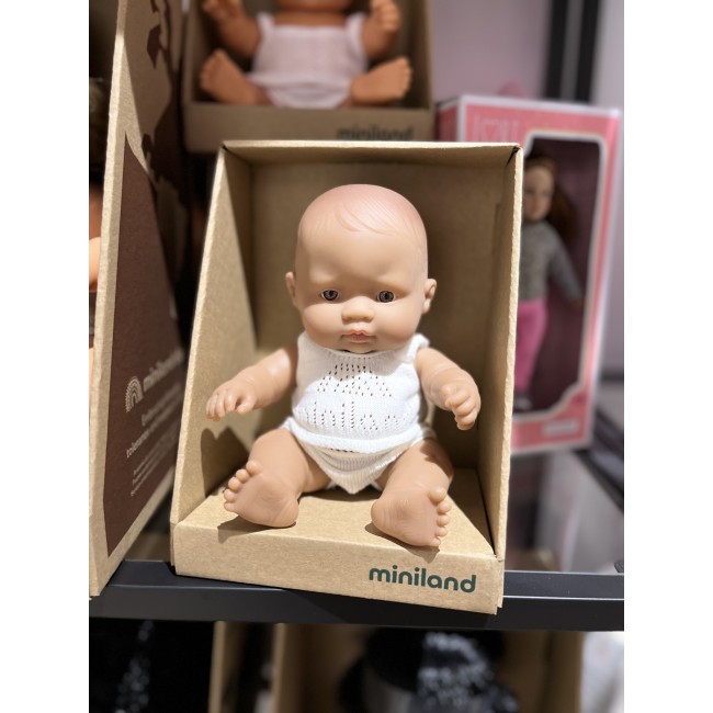 Lalka dziewczynka Miniland Baby - Hiszpanka 21cm