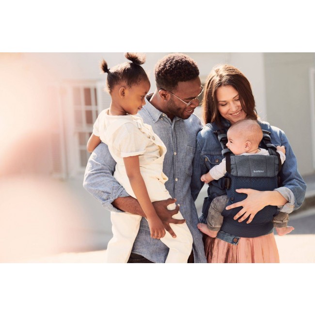 Nosidełko BABYBJORN Harmony 3D Mesh - Granatowy