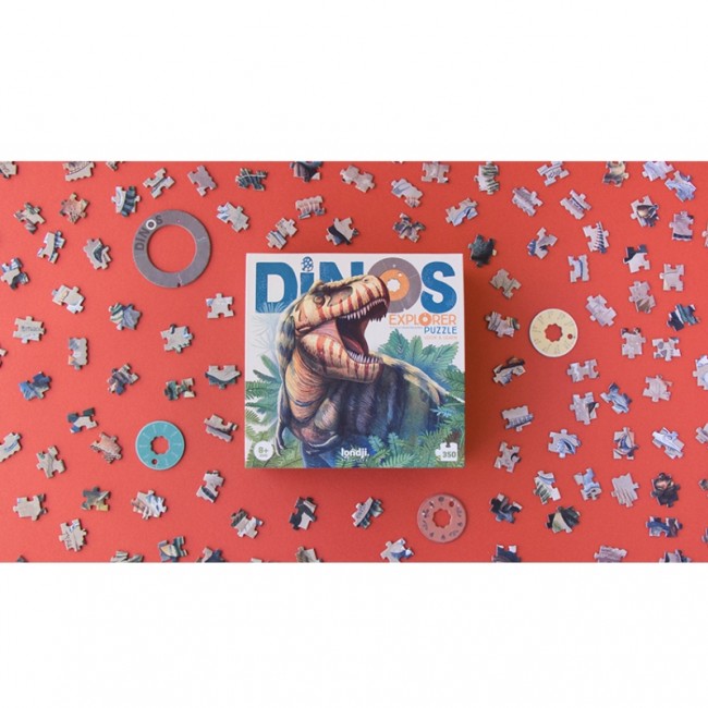 Puzzle obserwacyjne dla dzieci 350 el Londji - Dinos