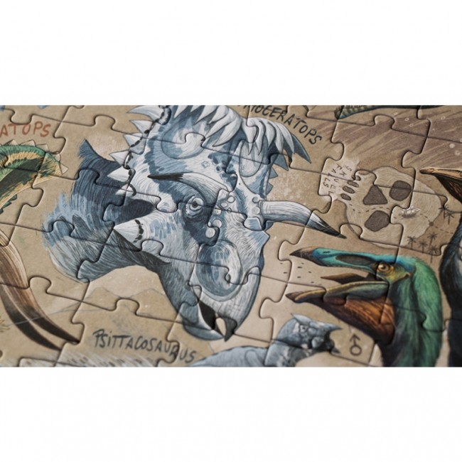 Puzzle obserwacyjne dla dzieci 350 el Londji - Dinos