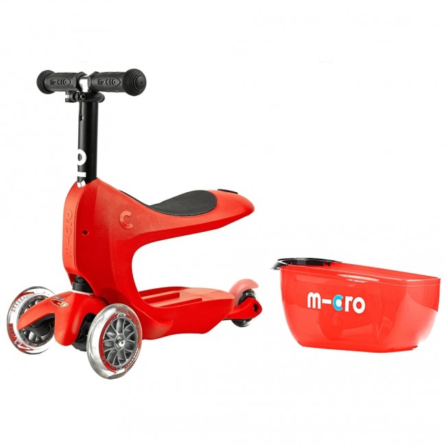 Hulajnoga jeździk Mini2go Deluxe Plus Micro - Red