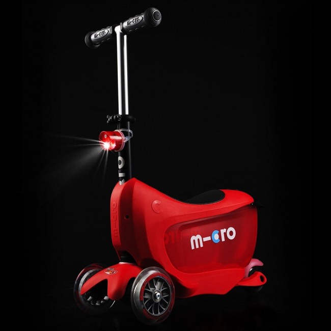 Hulajnoga jeździk Mini2go Deluxe Plus Micro - Red