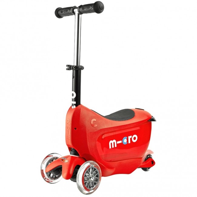 Hulajnoga jeździk Mini2go Deluxe Plus Micro - Red