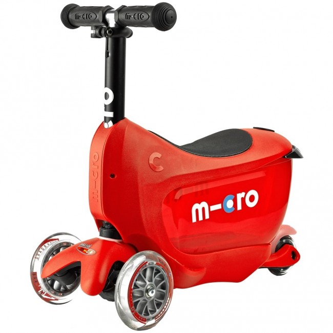 Hulajnoga jeździk Mini2go Deluxe Plus Micro - Red