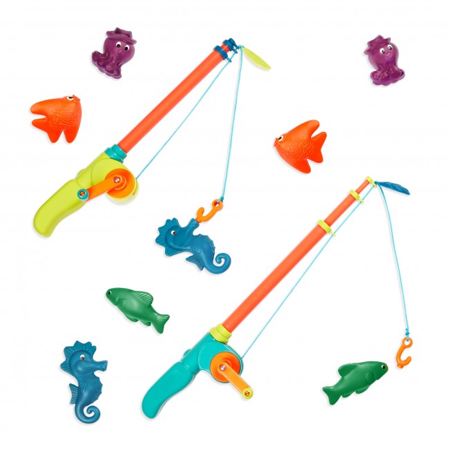 Zestaw dla małych wędkarzy z morskimi stworzeniami B. Toys - Little Fisher’s Kit