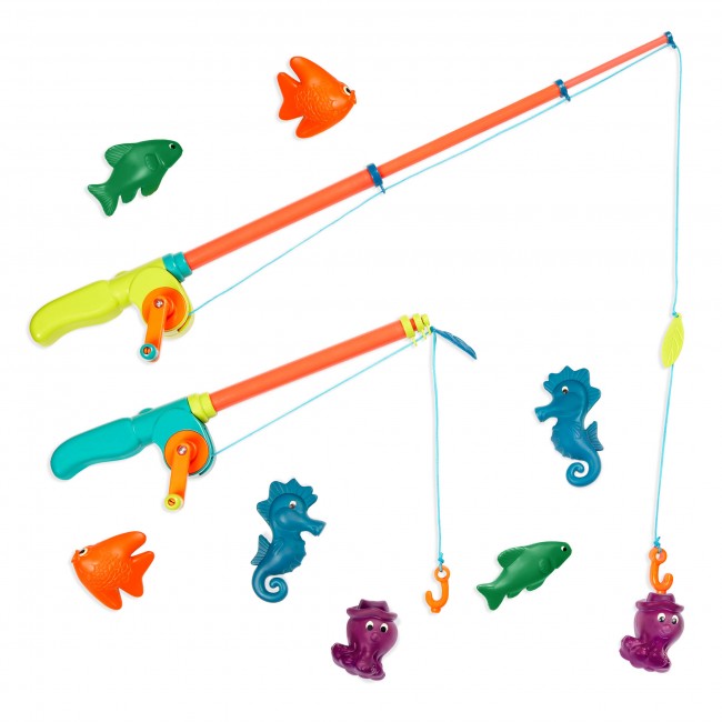 Zestaw dla małych wędkarzy z morskimi stworzeniami B. Toys - Little Fisher’s Kit