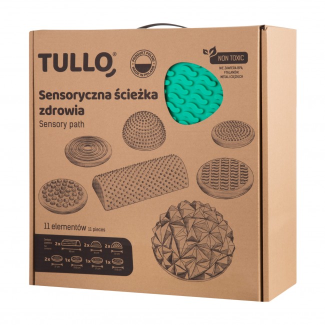 Ścieżka sensoryczna 11szt Tullo