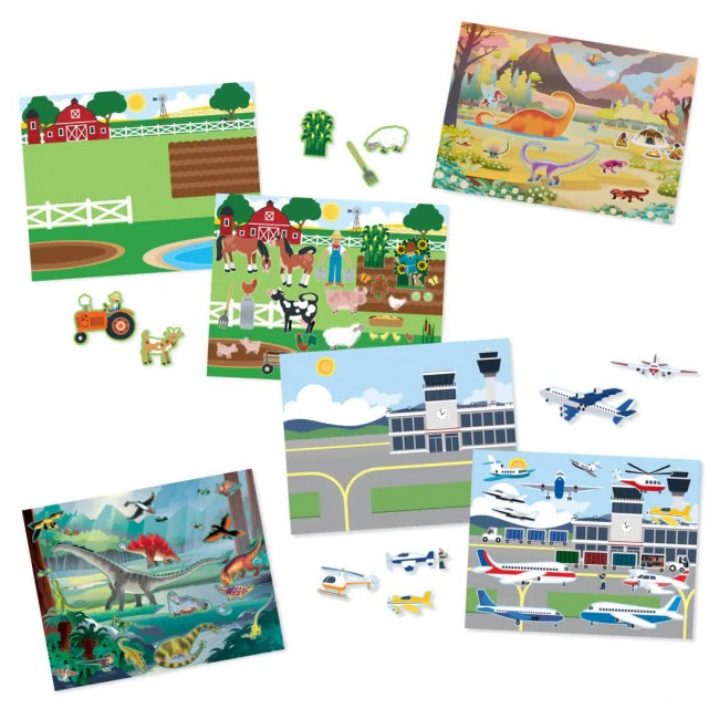 Naklejki wielokrotnego użytku Melissa & Doug - Habitats