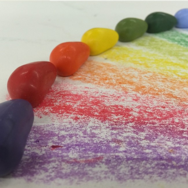 Kredki Crayon Rocks w aksamitnym woreczku - 16 kolorów