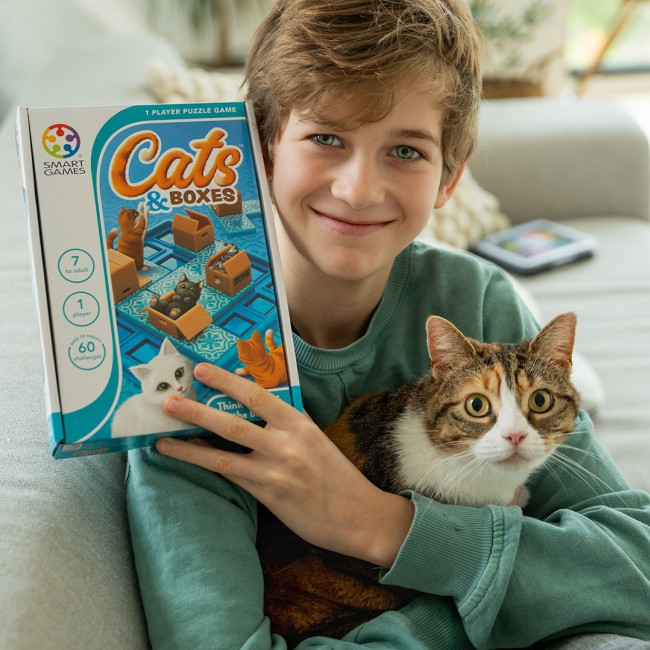 Gra logiczna Smart Games - Cats & Boxes (ENG)